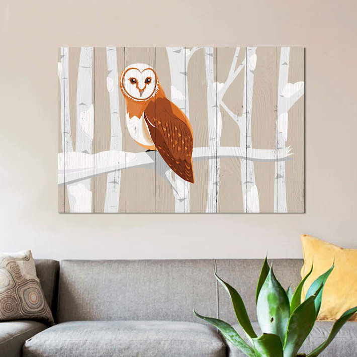 «The Winged Moonlighter» par 5by5collective - impression sur toile tendue, H 18 po x l 26 po x P 1,5 po, Pas de tapis