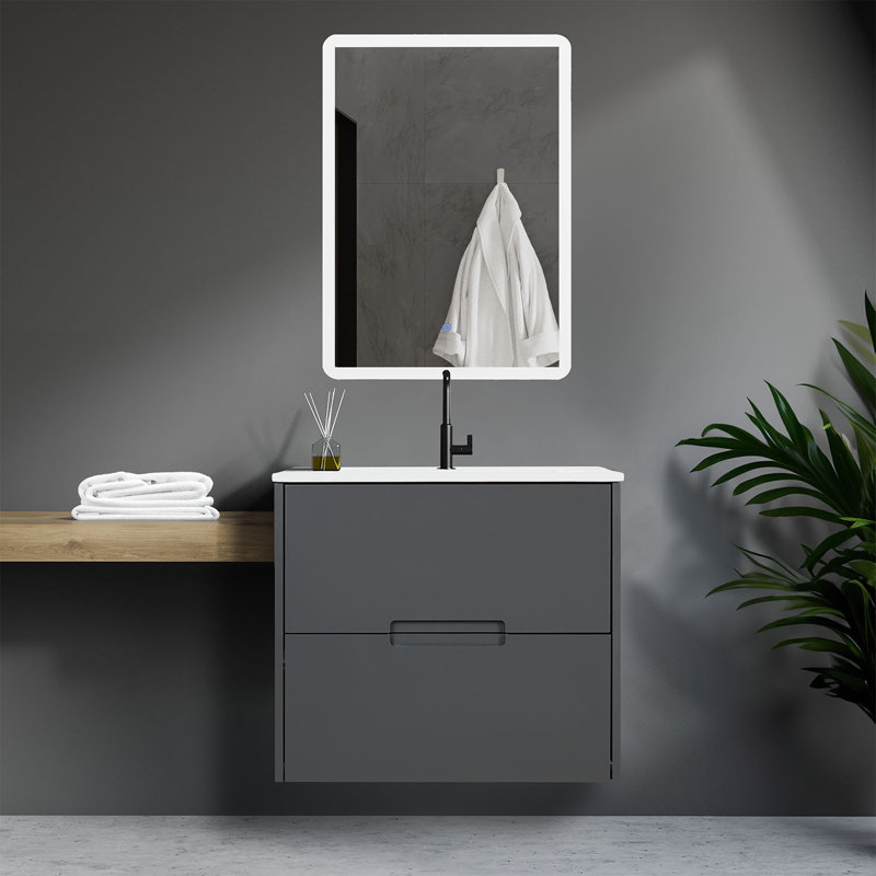 Natteal Vanity & Mirror Set