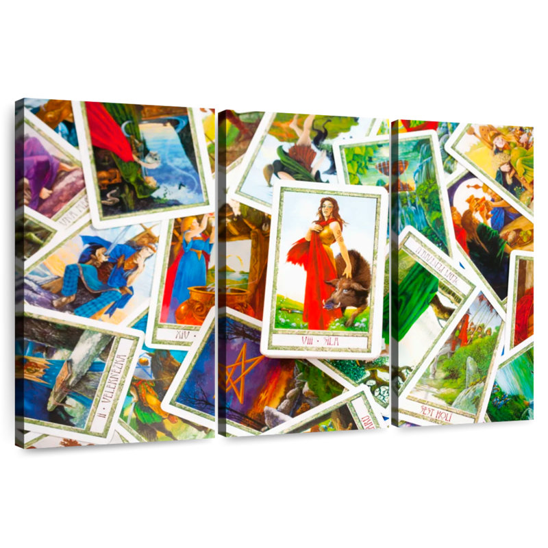 Adella Reading Tarot Cards, 32" H x 50" W