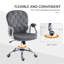 Chaise de bureau en velours Vinsetto-2124242532