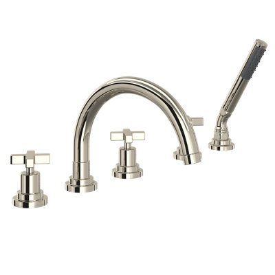 Lombardia® 5-Hole Deck Mount Roman Tub Faucet