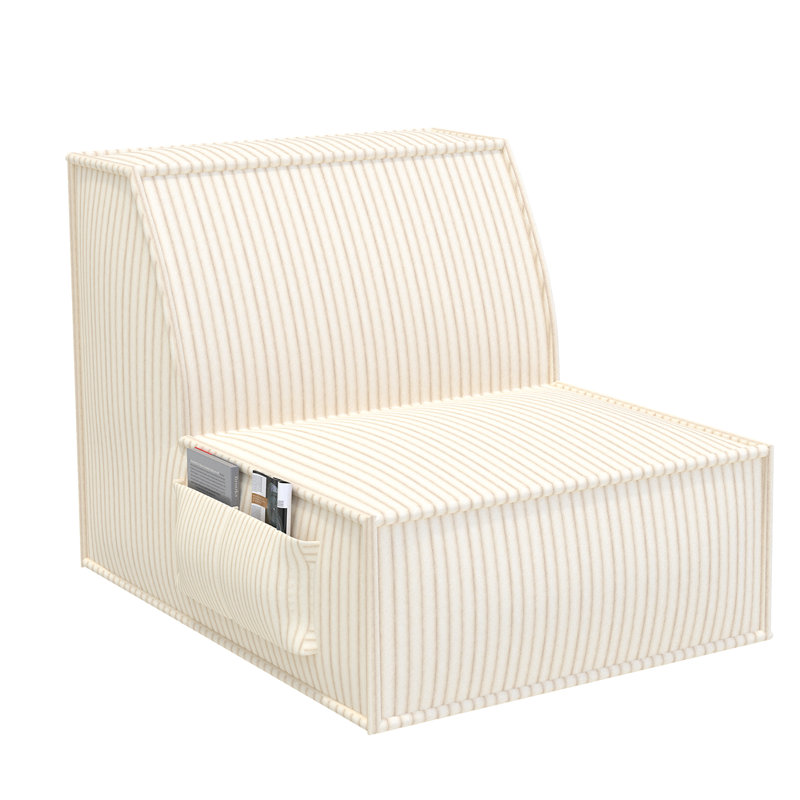 Chaises d'appoint rembourrées, Beige