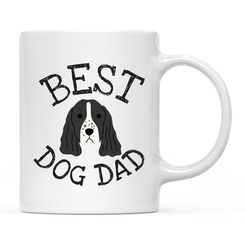 Tasse à café Best Dog Dad, Épagneul Springer anglais