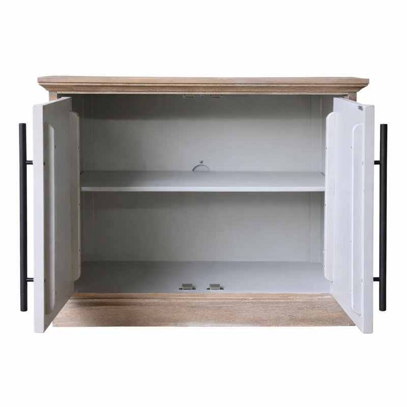 Machla Solid Wood Accent Cabinet