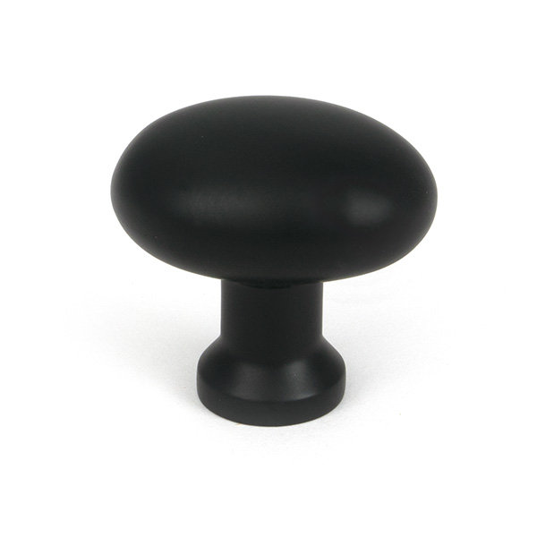 Moore Cabinet Knob, 1.50" Knob Diameter, Matt Black