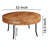 Jobany Solid Wood Top Single Coffee Table