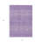 3' X 5' Lavender And Purple Tribal Washable Indoor Outdoor Area Rug