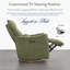 Fauteuil inclinable et oscillant pivotant de 33 po de largeur-949186279