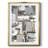 Stacked Houses III -Gallery Wrapped Canvas