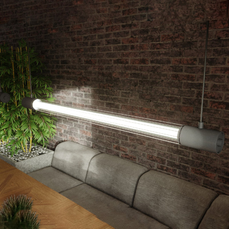 Alissone 1 - Light Black Unique/Statement Pendant