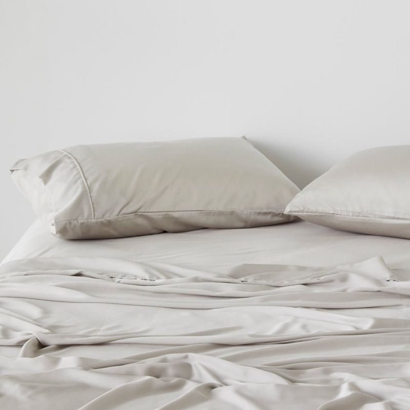 Signature Sateen Pillowcase, Full / Double Pillowcase + Pillowcases 2 Standard, Moon