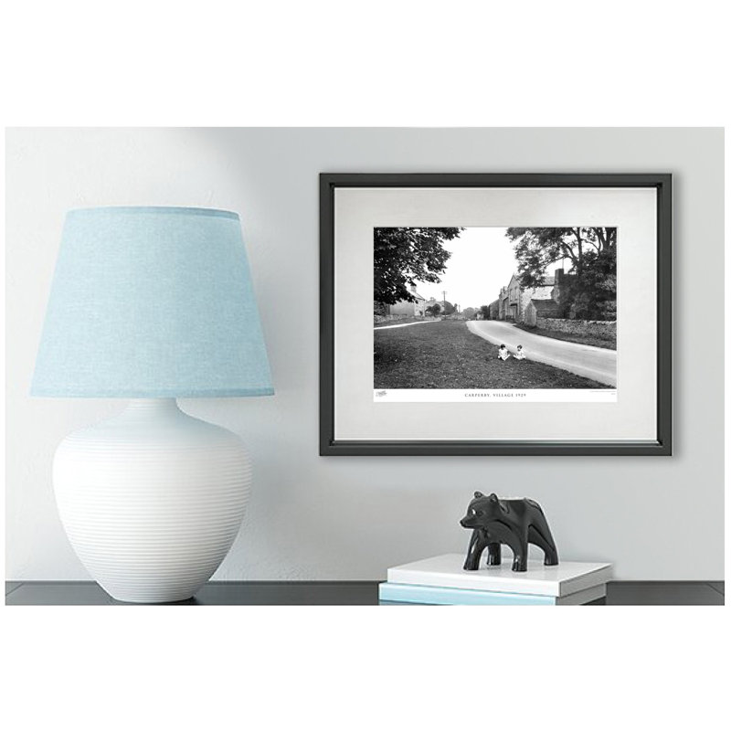 Carperby, Village 1929 - Single Picture Frame Print, 60cm H x 80cm W x 2.3cm D
