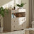 35.4" Wood Changing Table, 2 - Drawer Dresser , Chest Of Drawers With Open Storage