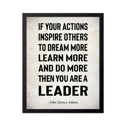 If Your Actions Inspire Others