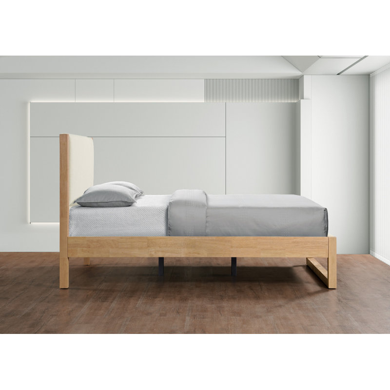 Tagen Maura Upholstered Solid Wood Bed