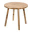 Table en bois massif 32 x 30 po, atmosphère décontractée pour la table ronde en bois, 32 x 30 po, style champêtre français