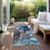 Kyrie Washable Abstract Indoor / Outdoor Rug