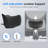 Ergonomic Office Chair,Mesh Desk Chair With Adjustable Lumbar Support And Headrest,Comfy Computer Chair With 3D Armrest Recling Swivel Chair For Home And Office-1359793675
