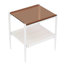 Tables d'appoint en verre trempé avec tablette Finkelstein-105688586-105688588