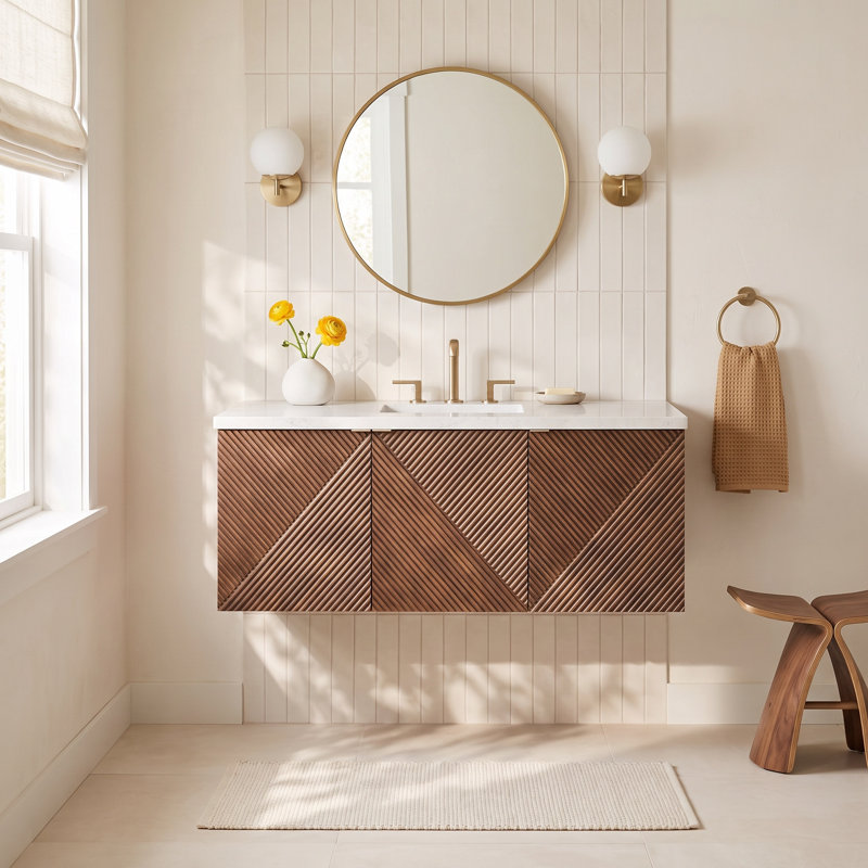48 in. Single Vanity, Eternal Jasmine Pearl