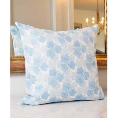 Trois Fleurs Square Pillow Cover & Insert