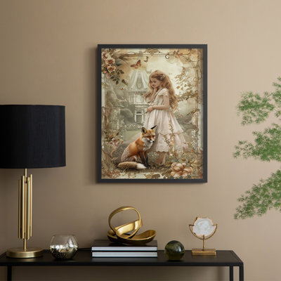 WOMEN Series CCCXCVI  -Premium Framed Print -Ready to Hang - No Nails Required