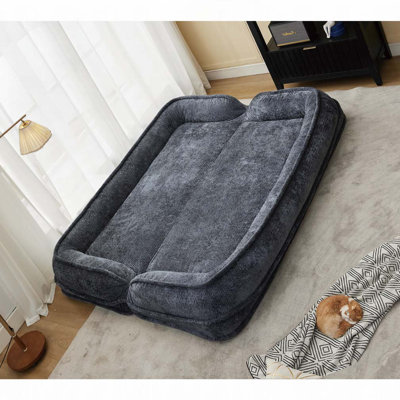 Lit double pour chien avec canapé réglable
