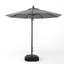 Parasol suspendu simple en forme de banane