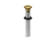 Clicker Drain With Overflow