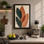 Geometric Leaf Study Botanical - Wrapped Canvas-2092868643-2092868670