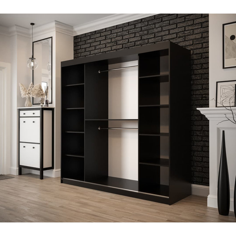 Scholten 2 Door Manufactured Wood Wardrobe