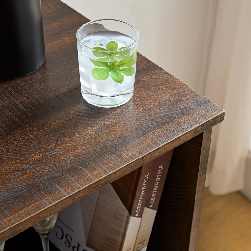 Armoire de bar Farmhouse Coffee Bar , Brun