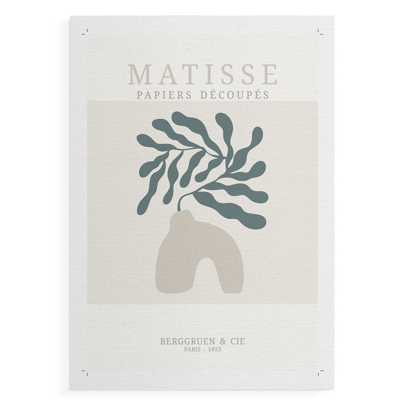 Matisse CDXXXVI Framed Print -Canvas Print Only - NOT FRAMED, 60" H x 40" W