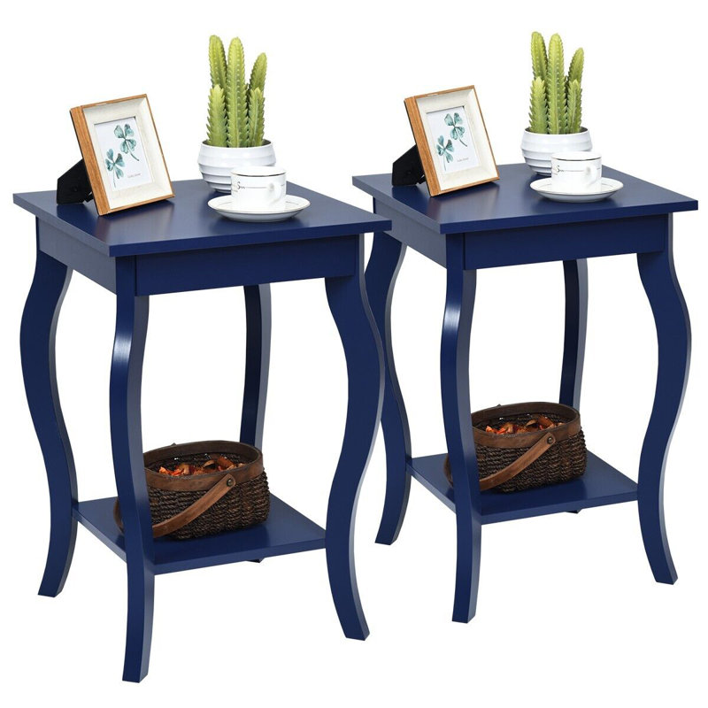 Jacquelin Side Table Set, Navy