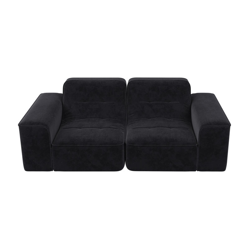Canapé modulaire à compression en chenille de 83,6 pouces pour la maison