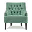 Chaise d'appoint rembourrée capitonnée en bois massif 1pc-1877948137