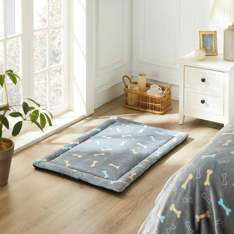 Tapis pour animal en flanelle Mccullen, Grand (l 39 po x P 27 po x H 1,5 po)