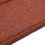  Tremplin 6 pièces rouge 15,94 x 15,94 x 0,79 po en caoutchouc-1368145792