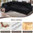 116" Convertible Plush Corduroy Sleeper Sectional With Storage Chaise & Armrest Storage-1973273167