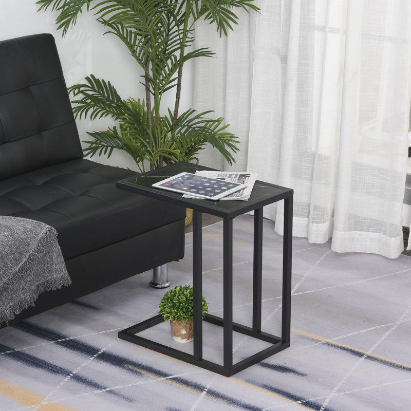 Coyla C Table End Table, Grey Marble