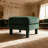 Polyester Ottoman With Four Sturdy Legs-1113340797