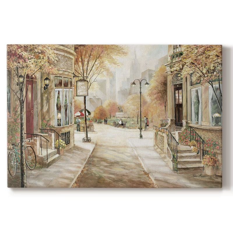 City Café - Cavas enveloppés de galerie, 8 x 12