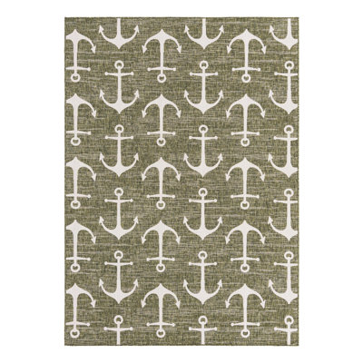 Machine Woven Polypropylene Plastic Rug