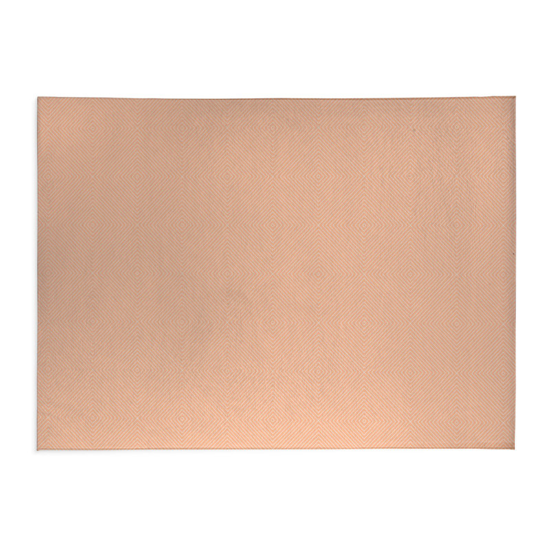 Tapis de bureau léger Eye Chev, L 3 pi x L 2 pi, Pêche