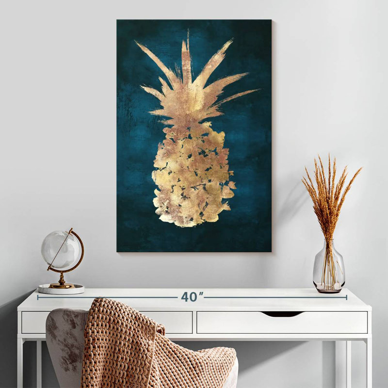 Yarlin Golden Night Pineapple, 30" H x 20" W