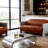 Paynesville 52.36'' W Industrial Retro Diamond-Tufted Full Grain Genuine Leather Loveseat Sofa