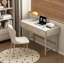 Bureau moderne en bois massif et en pierre frittée minimaliste-1171459530