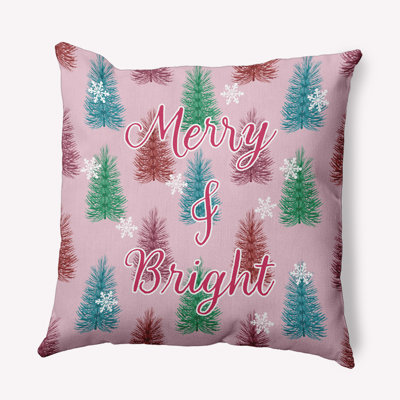 Polyester Indoor/Outdoor Throw Pillow