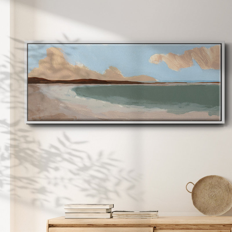 Long Shore I - toile encadrée, H 24 po x l 60 po
