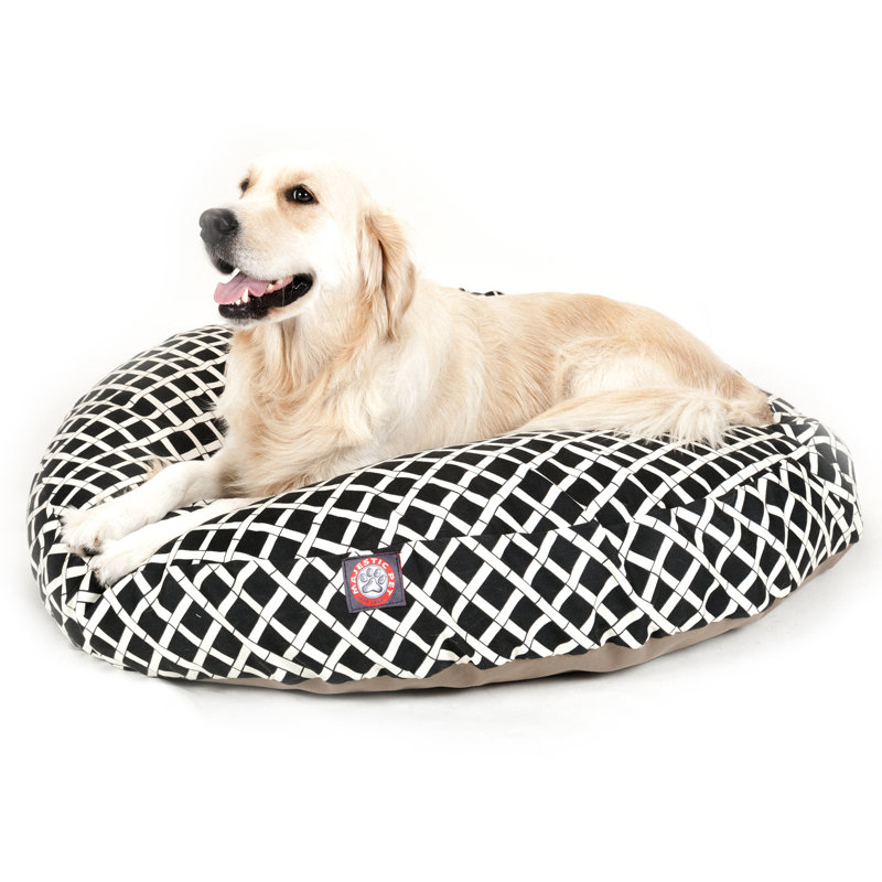 Coussin Bamboo, Noir, Grand (l 42 po x P 42 po x H 5 po)